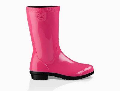 UGG Raana Rain Big Kids Boots Pink - AU 576PY